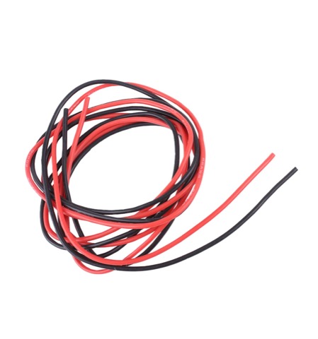 BRP Silicone Wire Black/Red 22awg -> 8cm brp22awg
